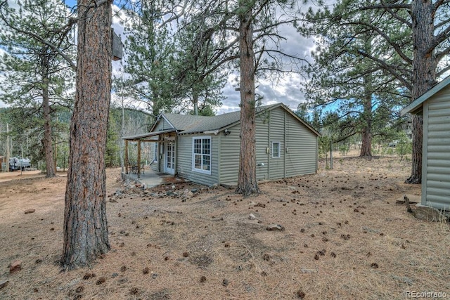 11 Hupp Rd, Bailey, CO 80421 - view of side of home with a patio area