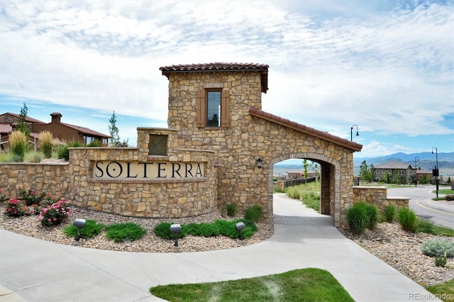 2264 S Joyce St, Lakewood, CO 80228 - community / neighborhood sign with a mountain view
