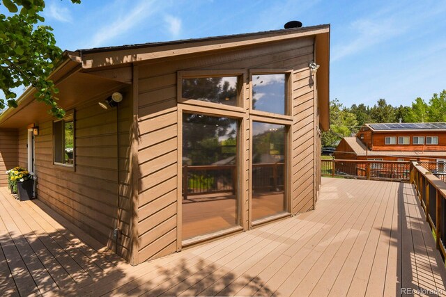 30221 Stagecoach Blvd, Evergreen, CO 80439 - view of deck