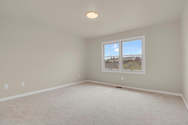 2866 Tenderfoot Hill St, Colorado Springs, CO 80906 - spare room with visible vents, baseboards, and carpet floors