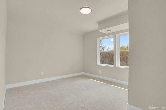 2866 Tenderfoot Hill St, Colorado Springs, CO 80906 - empty room featuring visible vents, carpet flooring, and baseboards