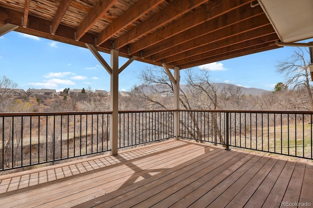 2866 Tenderfoot Hill St, Colorado Springs, CO 80906 - view of wooden deck