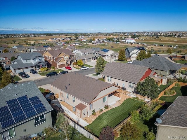 birds eye view of property featuring a residential view