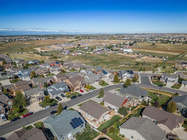 drone / aerial view featuring a residential view