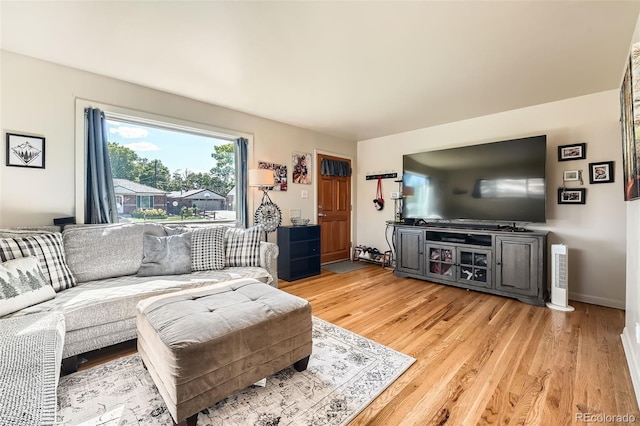 7060 Avrum Dr, Denver, CO 80221 - living room featuring light wood-style flooring