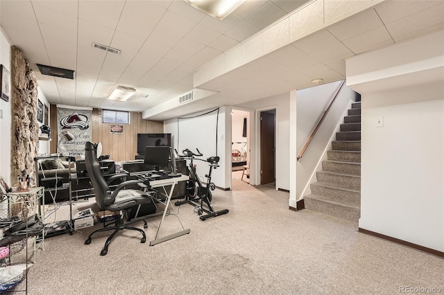 7060 Avrum Dr, Denver, CO 80221 - carpeted home office featuring baseboards