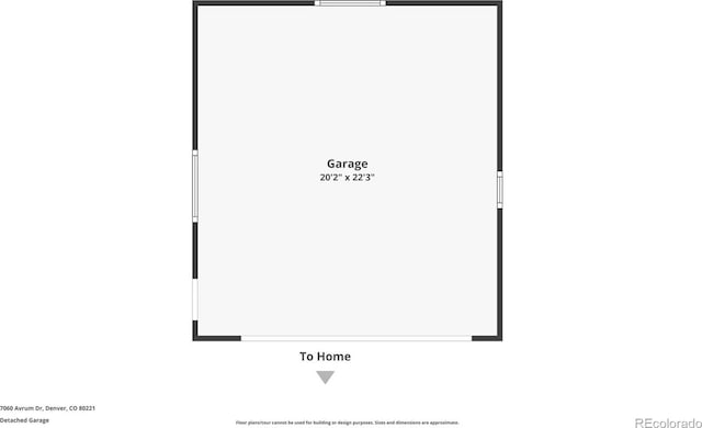 7060 Avrum Dr, Denver, CO 80221 - home floor plan