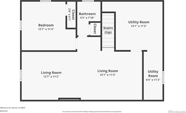 7060 Avrum Dr, Denver, CO 80221 - property floor plan