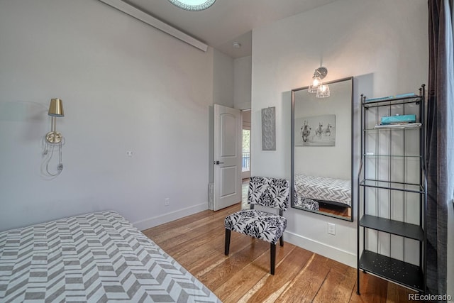 822 Yale Ave, Buena Vista, CO 81211 - bedroom with wood finished floors and baseboards