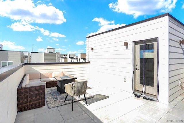 11205 W 53rd Ln, Arvada, CO 80002 - view of patio / terrace with an outdoor living space and a balcony