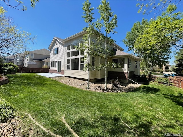 5352 Brookside Dr, Broomfield, CO 80020 - rear view of property featuring a patio area