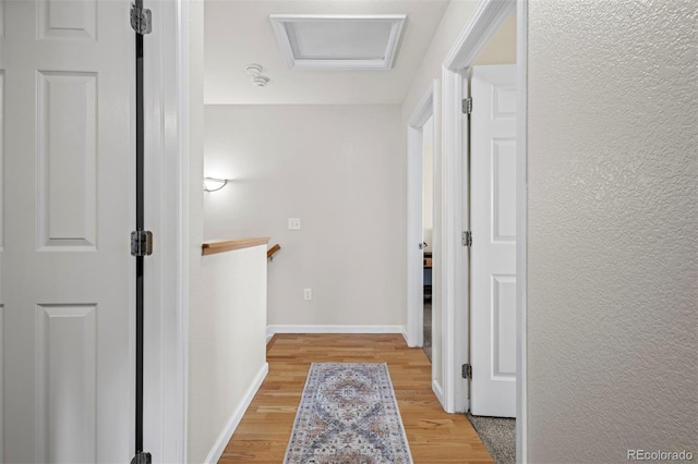 17808 E 104th Pl Unit C, Commerce City, CO 80022 - corridor with light wood-style flooring and an upstairs landing