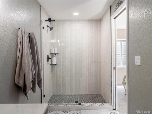 2833 Open Sky Way, Castle Rock, CO 80109 - bathroom with a tile shower