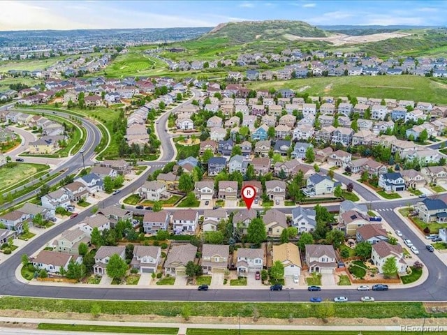 2833 Open Sky Way, Castle Rock, CO 80109 - view of property location featuring nearby suburban area and a mountain backdrop
