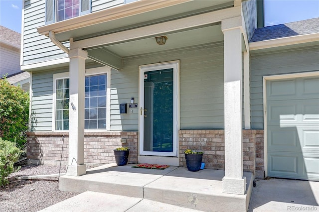 6330 Rockville Dr, Colorado Springs, CO 80923 - entrance to property featuring stone siding and covered porch