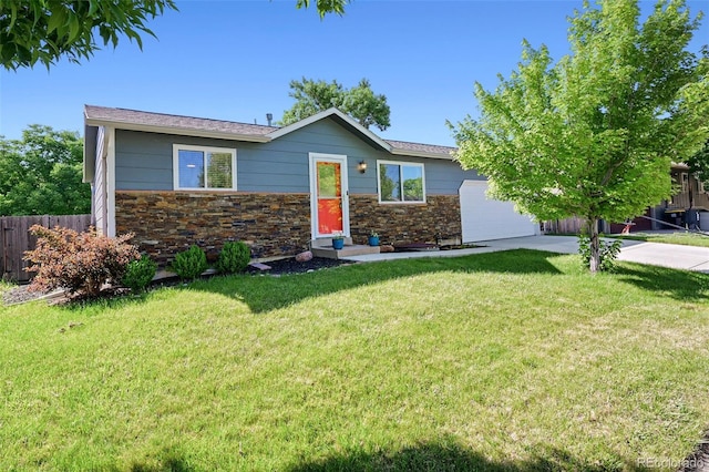 6074 S Dudley Way, Littleton, CO 80123 - ranch-style house featuring stone siding