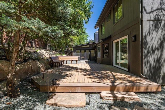 view of deck