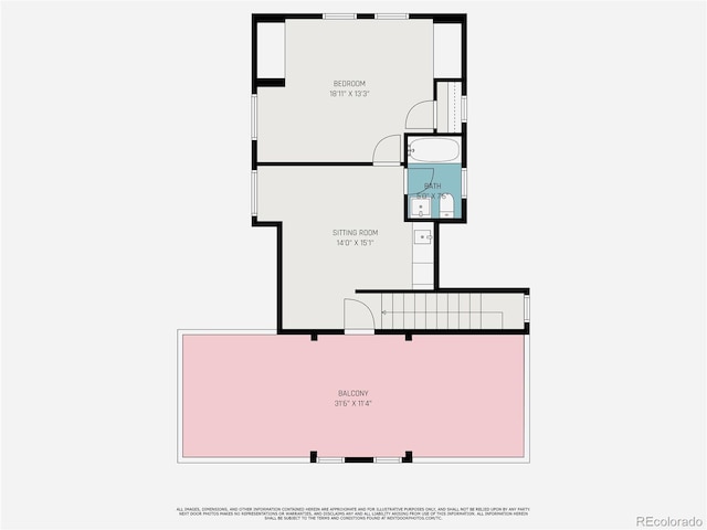 2931 W 20th Ave, Denver, CO 80211 - property floor plan