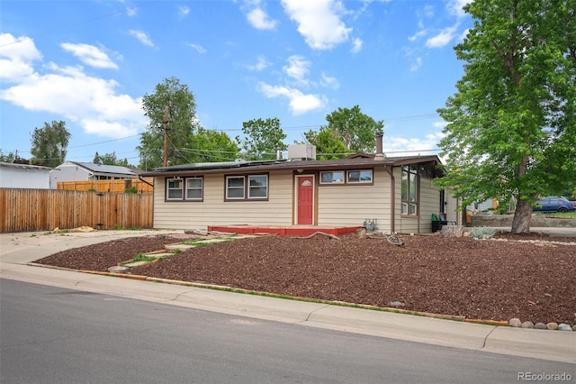 491 Campo St, Denver, CO 80221 - view of ranch-style home