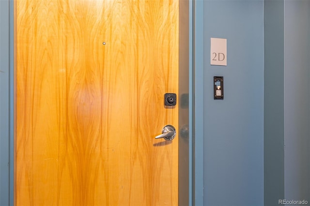 view of room details