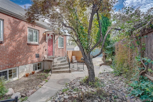 view of entrance to property