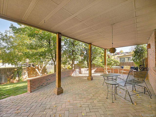 view of patio