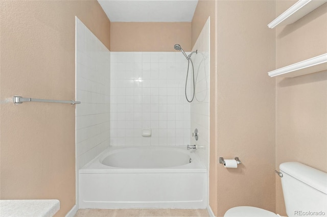 8427 S Hoyt Way Unit 203, Littleton, CO 80128 - bathroom featuring shower / bath combination and tile patterned flooring