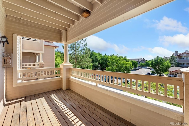8427 S Hoyt Way Unit 203, Littleton, CO 80128 - deck featuring a residential view