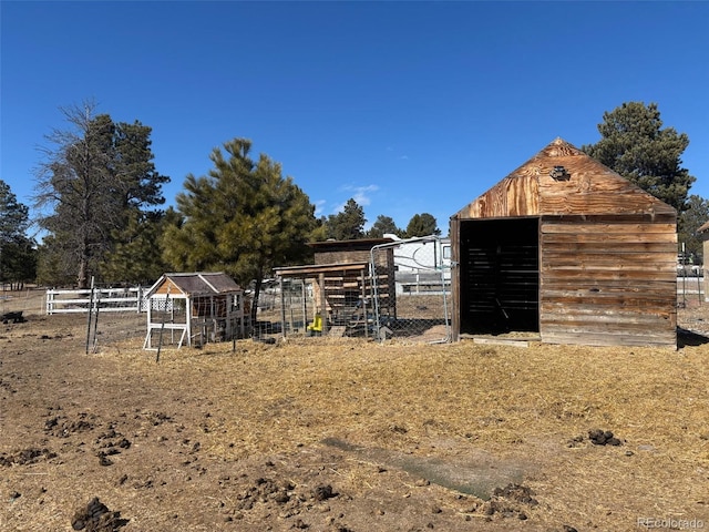 view of outbuilding with an outdoor structure
