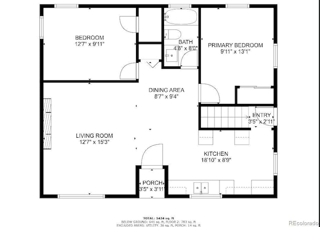 716 S Osage, Denver, CO 80223 - floor plan / room layout