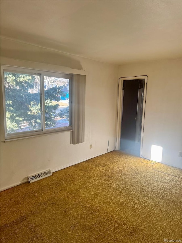 unfurnished room with carpet