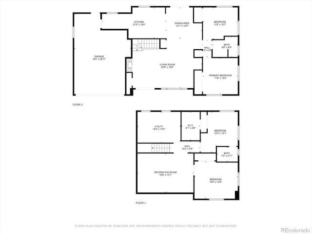 1522 Utah St, Golden, CO 80401 - property floor plan