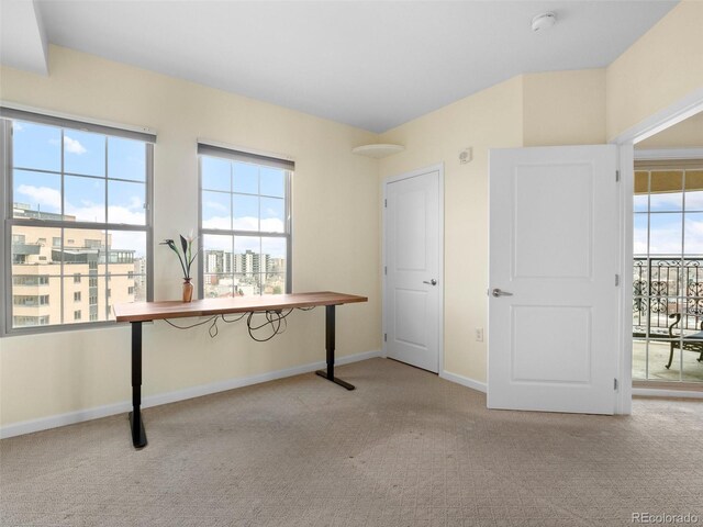 925 N Lincoln St Unit 12G, Denver, CO 80203 - interior space featuring baseboards and carpet