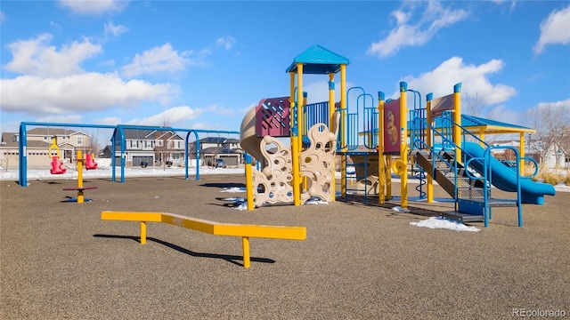 view of jungle gym