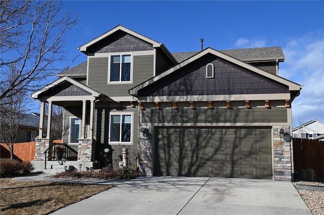 view of craftsman house