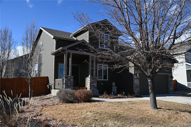 view of front of property