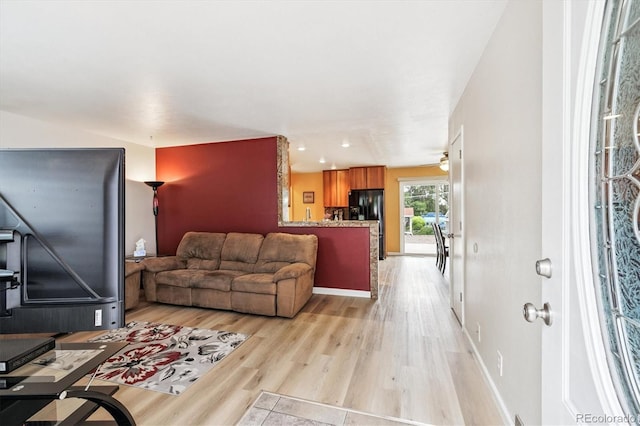 8460 Corona St, Denver, CO 80229 - living room featuring light wood-style flooring