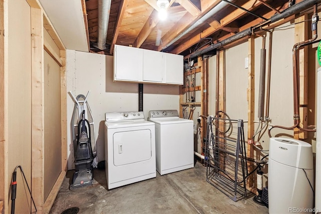 8460 Corona St, Denver, CO 80229 - laundry room with independent washer and dryer and cabinet space
