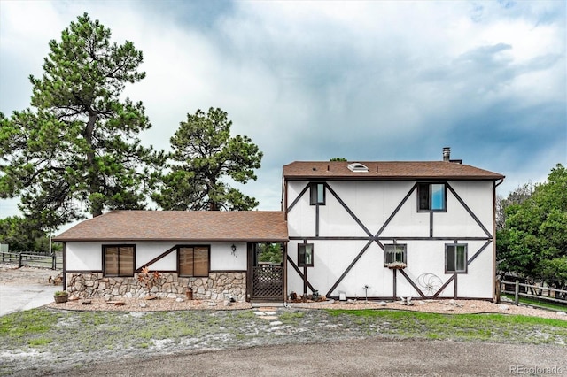 view of english style home