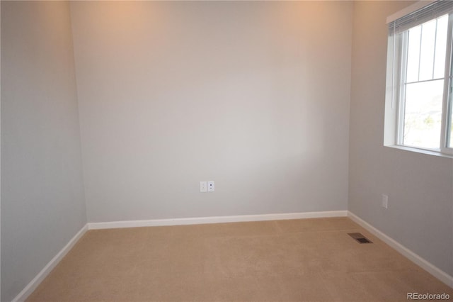 carpeted empty room with a healthy amount of sunlight