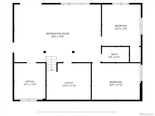 19795 Flint Ln, Morrison, CO 80465 - view of floor plan / room layout