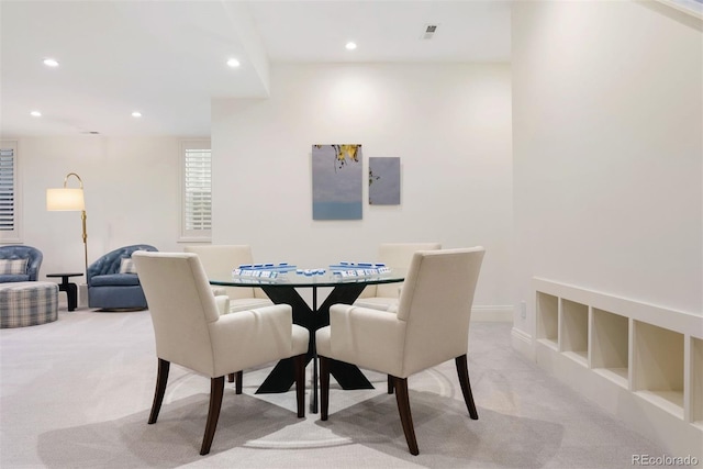 450 Steele St, Denver, CO 80206 - carpeted dining area with recessed lighting