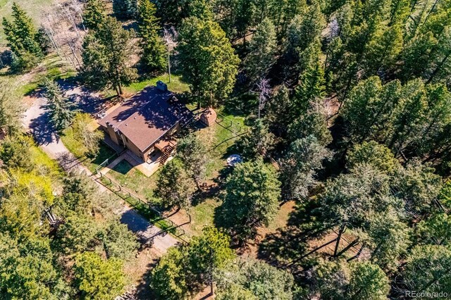 25357 Snyder Ave, Conifer, CO 80433 - view from above of property
