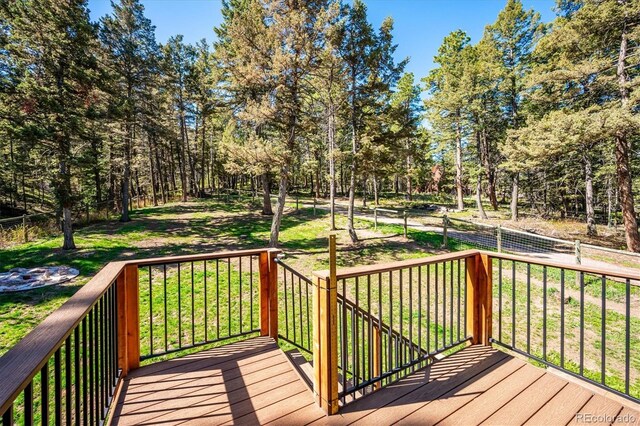 25357 Snyder Ave, Conifer, CO 80433 - view of deck