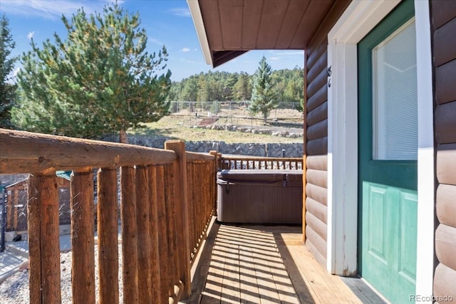 2625 Marys Lake Rd Unit 18C, Estes Park, CO 80517 - balcony with a hot tub