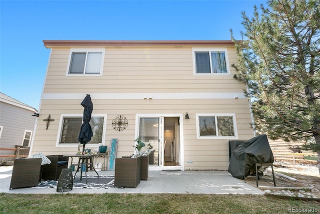 19707 E 59th Pl, Aurora, CO 80019 - back of house with a patio and fence