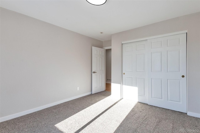 27627 E Broadview Dr, Kiowa, CO 80117 - unfurnished bedroom with carpet floors, baseboards, and a closet