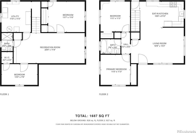 6721 Quay Ct, Arvada, CO 80003 - view of floor plan / room layout
