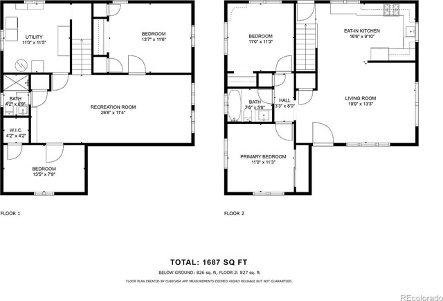 6721 Quay Ct, Arvada, CO 80003 - view of floor plan / room layout