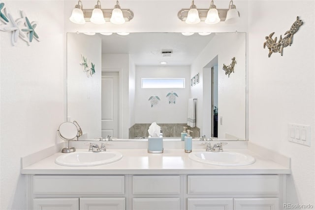 4280 Pioneer Pl, Brighton, CO 80601 - bathroom featuring double vanity